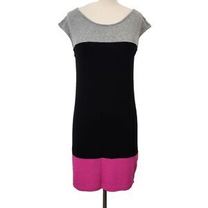 Tori Richard ColorBlock Dress Size Medium Sheath Sleeveless Stretch Honolulu